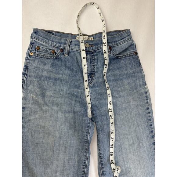 Levi's 512 Perfectly Slimming Bootcut Jeans Light Western Grunge Women's 6 Short - Picture 4 of 14